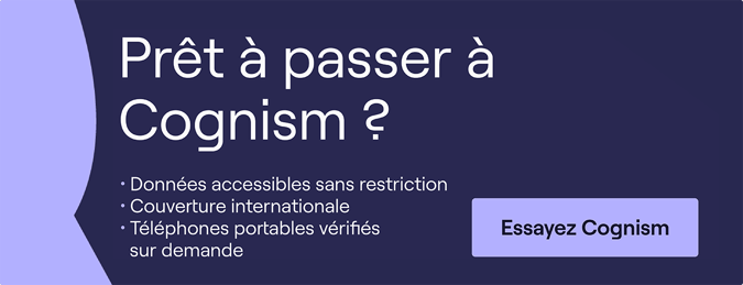 Remplissez votre pipeline, réservez une démo avec Cognism